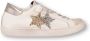2Star Lage Sneakers in Wit-IJs-Goud-Zilver White Dames - Thumbnail 1
