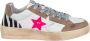2Star Witte en Tortora Sneakers New Star Multicolor Dames - Thumbnail 1