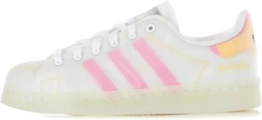 Adidas Lage Dames Superstar Futures W Cloud Whe Screaming Pink Crew Yellow White Dames
