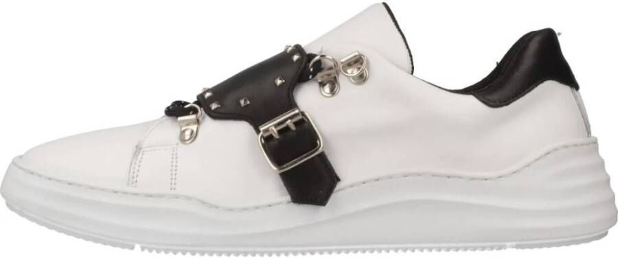 Albano Stijlvolle Sneakers met Trendy Details White Dames