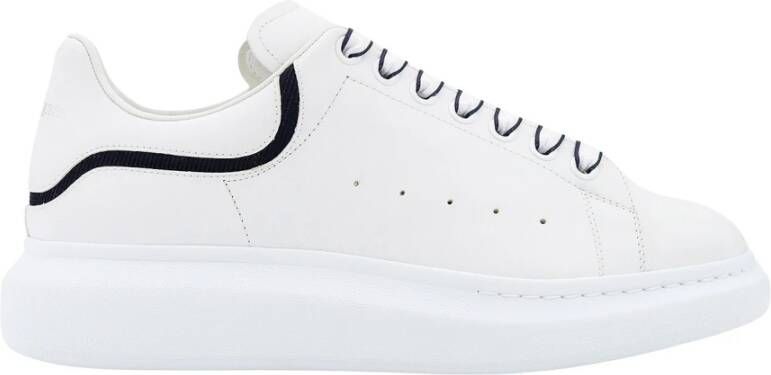 Alexander mcqueen Tech Calf Sneakers met Dubbel Logo White Heren