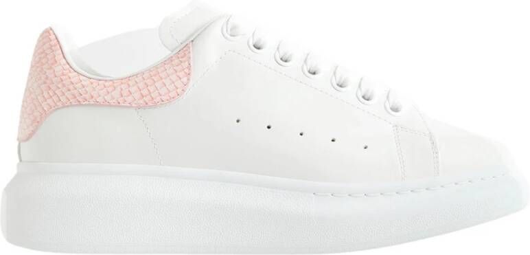 Alexander mcqueen Premium Leren Oversized Sneakers voor Dames White Dames