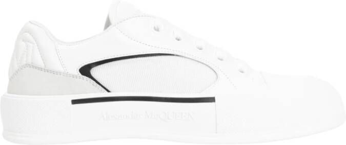 Alexander mcqueen Witte Sneakers Skate Deck Plimsoll White Heren
