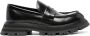 Alexander mcqueen Zwarte Glanzende Loafer met Uitlopende Zool Black Dames - Thumbnail 1