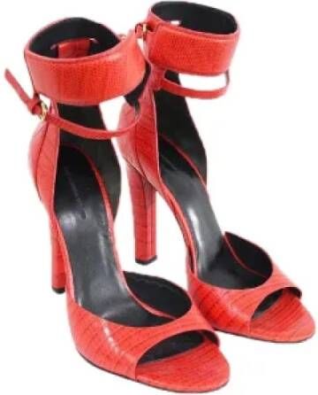 Alexander Wang Pre-owned Leather sandals Red Dames