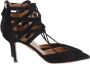 Aquazzura Pre-owned Suede heels Black Dames - Thumbnail 1