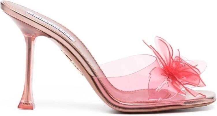 Aquazzura Stijlvolle hoge hak sandalen Pink Dames