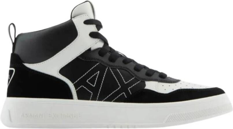 Armani Exchange Moderne Stijlvolle Sneakers Black Heren