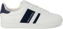 Armani Exchange Blauwe Veterschoenen met Rubberen Zool White Heren - Thumbnail 1