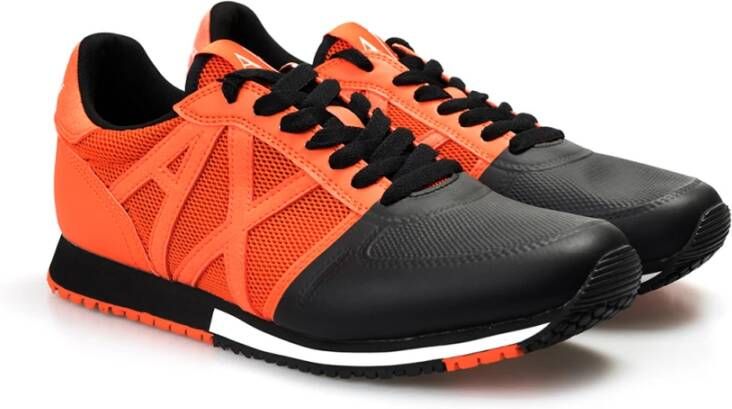Armani Exchange Sneakers Oranje Heren