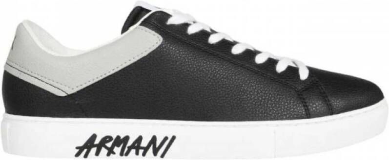 Armani Exchange Stijlvolle Herensneakers Black Heren