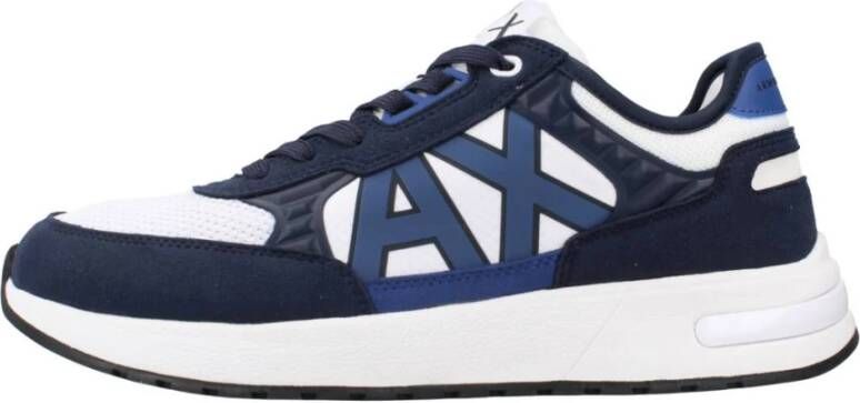 Armani Exchange Xux090 Xv276 Sneaker Stijlvol Comfort Blue Heren