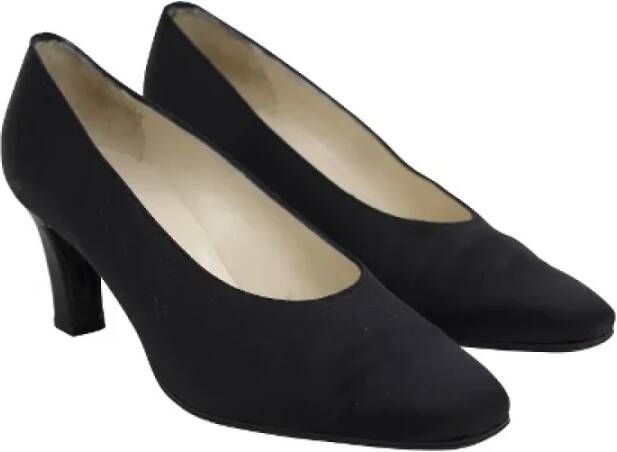 Armani Pre-owned Fabric heels Black Dames