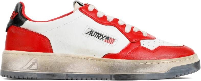 Autry Rode Sneakers Ss24 Multicolor Heren