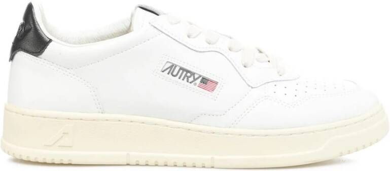 Autry Stijlvolle Leren Sneakers White Heren