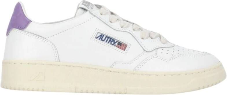 Autry Vintage-geïnspireerde Lage Sneakers White Dames