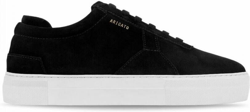 Axel Arigato Zwarte Platform Suede Sneakers Black Heren