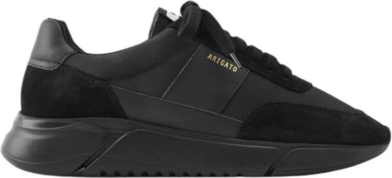 Axel Arigato Zwarte Vintage Runner Sneakers Met Meshdetails Black Heren