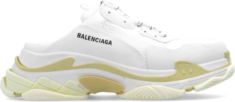 Balenciaga Triple S slides White Heren