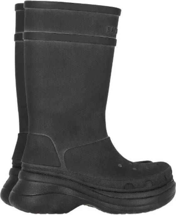 Balenciaga Vintage Pre-owned Rubber boots Black Heren