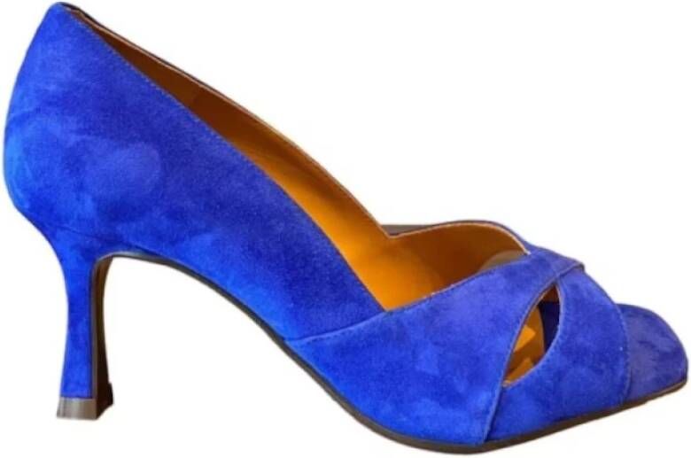 Billi Bi High Heel Sandals Blue Dames