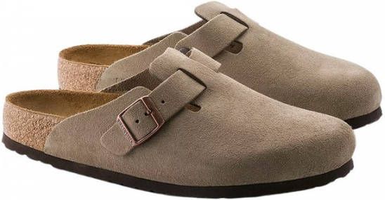 Birkenstock Boston Suede Leather Sandals