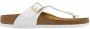 Birkenstock Gizeh Dames Slippers White Patent Narrow fit | Wit | Imitatieleer - Thumbnail 2