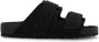 Birkenstock Zwarte Instap Sandalen met Verlengde Banden en Handstiksel Details Black - Thumbnail 8