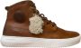 Blackstone Premium Leren High-Top Sneaker Brown Heren - Thumbnail 2