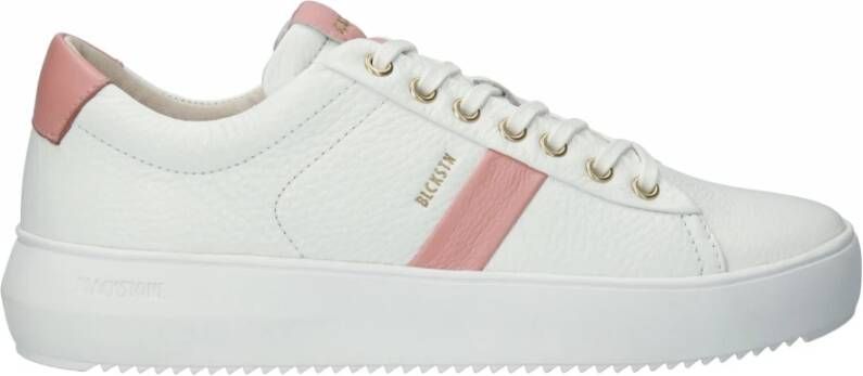 Blackstone Wit-roze Dawn Sneaker White Dames