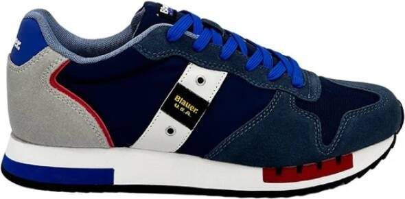 Blauer Sneakers Multicolor Heren