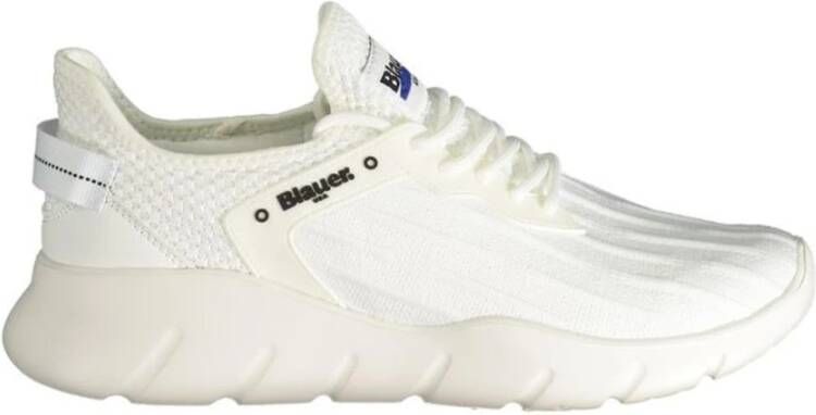 Blauer Witte Platte Sneaker Sok Stijl White Heren