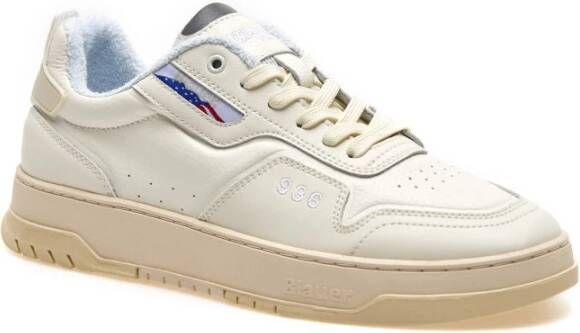 Blauer Witte Harper07 Sneakers White Heren