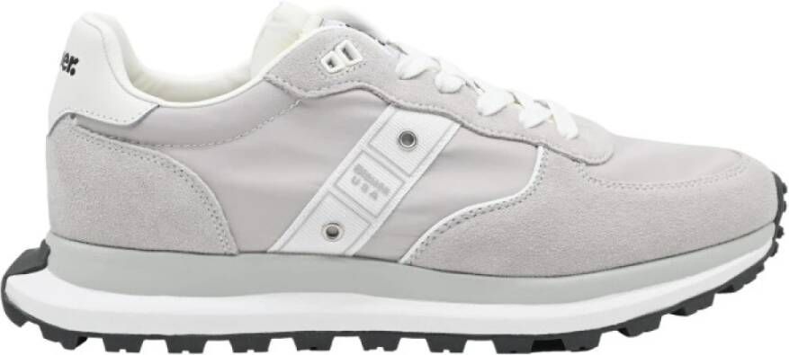 Blauer Witte Sneakers S3Nash01 Gray Heren