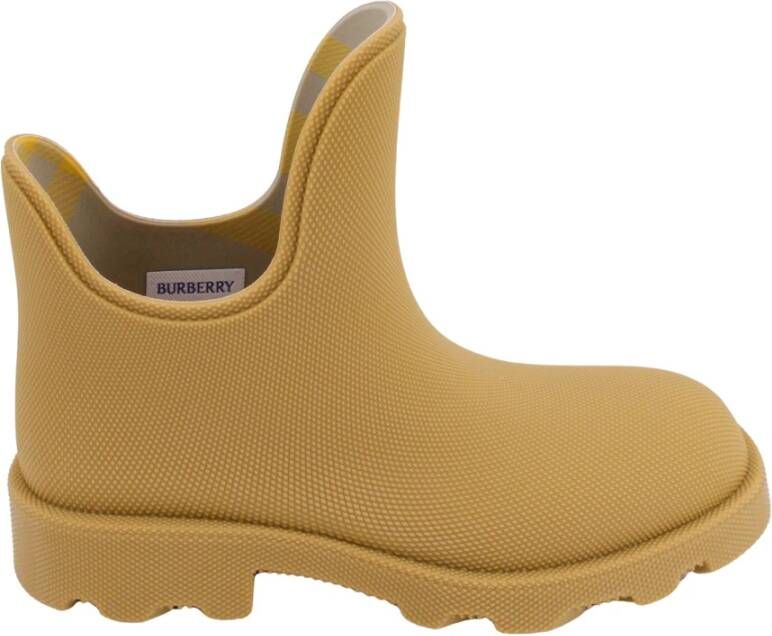 Burberry Ankle Boots Yellow Heren
