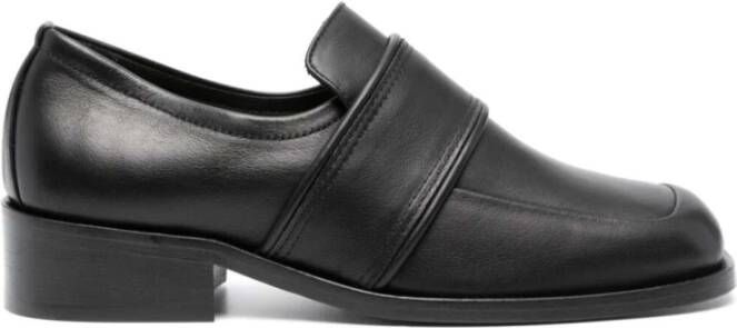 By FAR Zwarte platte schoenen van leer Black Dames