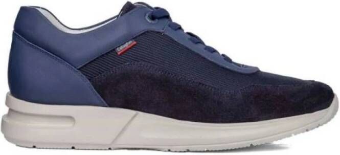 Callaghan Luxe Blauw Leren Sneakers Blue Heren
