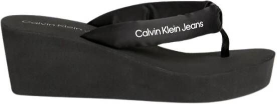 Calvin Klein Wig Hakken Verhoog Je Stijl Black Dames