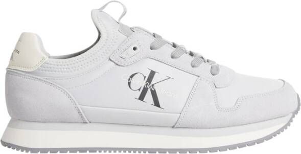 Calvin Klein Witte Sneakers Oesterzwam Synthetisch White Heren
