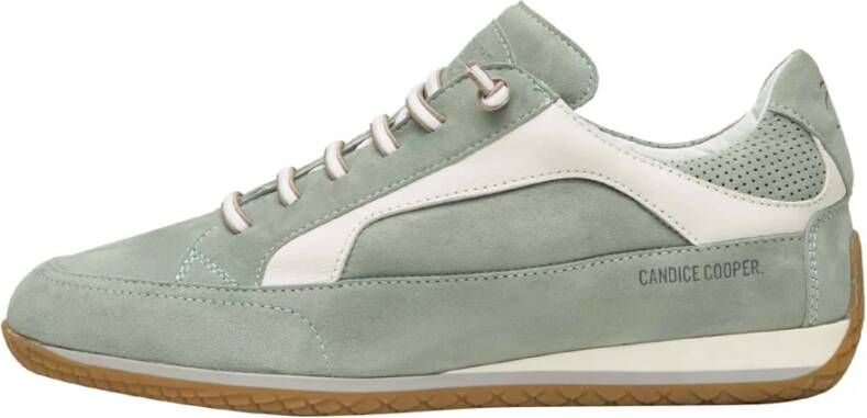 Candice Cooper Suede Flash Sneakers Green Dames