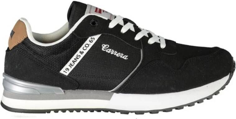 Carrera Polyester Sneaker Minimalistisch Design Comfortabele Pasvorm Black Heren