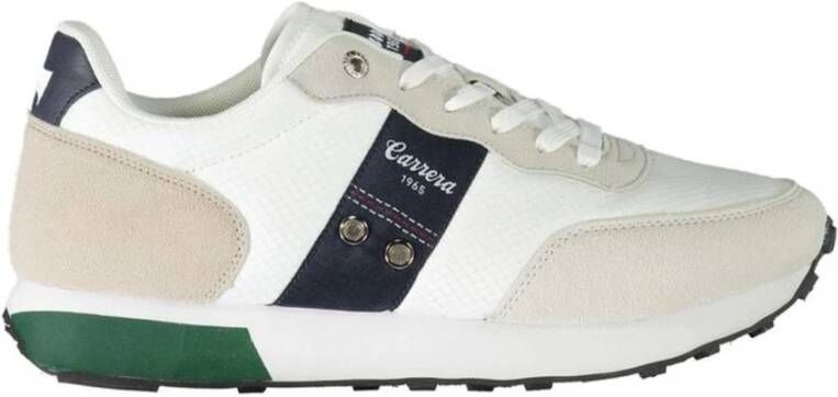 Carrera Stijlvolle Witte Polyester Sneaker voor Mannen Multicolor Heren