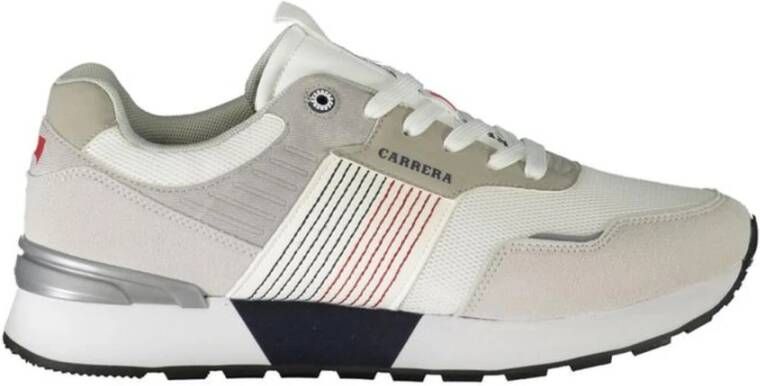 Carrera Witte Polyester Sneaker Stijlvol Comfortabel Multicolor Heren