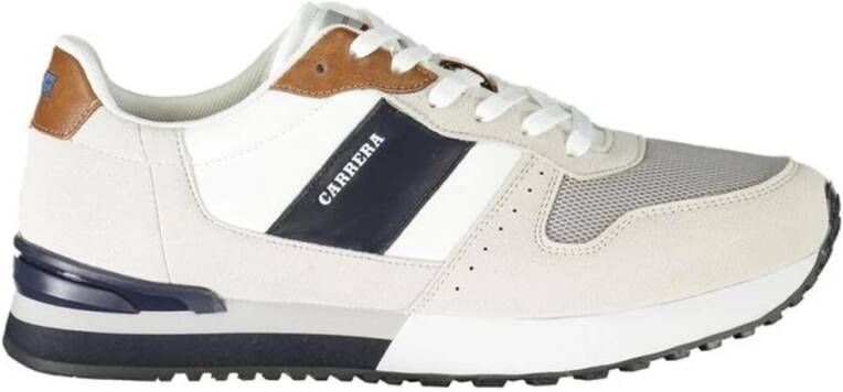 Carrera Witte Polyester Sneakers voor Mannen Multicolor Heren