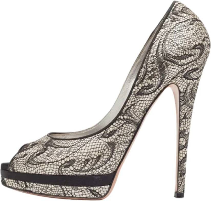 Casadei Pre-owned Lace heels Multicolor Dames