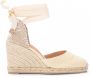 Castañer Verhoog je zomerse stijl met hoge hak sandalen White Dames - Thumbnail 11