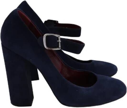Chloé Pre-owned Suede heels Blue Dames