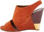 Chloé Pre-owned Suede sandals Orange Dames - Thumbnail 1