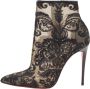 Christian Louboutin Pre-owned Lace boots Black Dames - Thumbnail 1