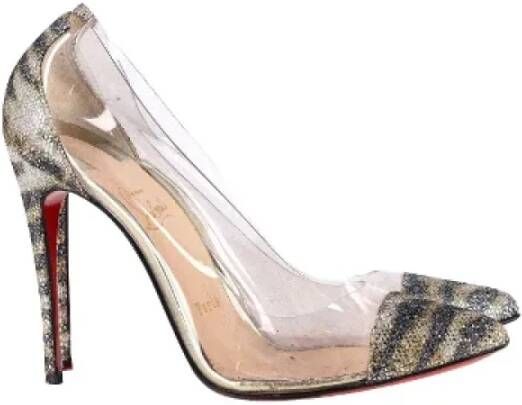 Christian Louboutin Pre-owned Plastic heels Multicolor Dames